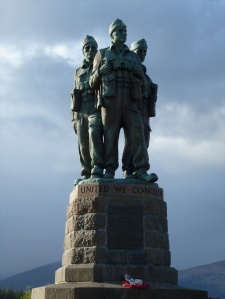 Spean Bridge Commando Memorial for the WW II jumpers, Scott Sutherland, Jim Caldwell Redondo Beach